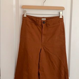 Madewell Emmett Slim Wide Leg Crop Pant